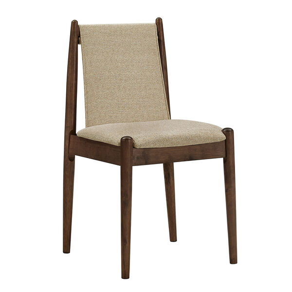 Luka Walnut and Cocoa Dining Chair, Set of Two, image 1