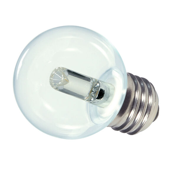 SATCO Clear LED G16 1/2 1.4 Watt LED Globe Light Bulb with 2700K 36 Lumens 80 CRI and 360 Degrees Beam, image 2