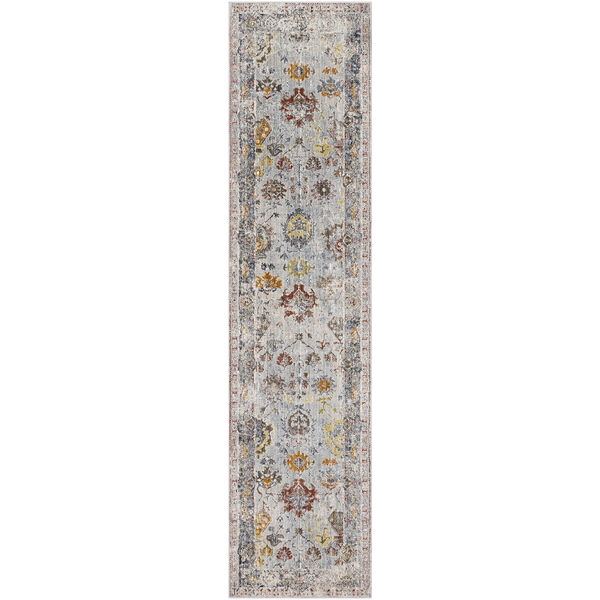 Liverpool Grey and Beige Runner: 2 Ft. 7 In. x 10 Ft. 3 In. Rug, image 1