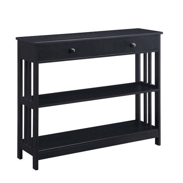 Mission Black 12-Inch Console Table, image 3