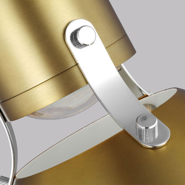 Brynne Burnished Brass 14-Inch LED Pendant, image 5