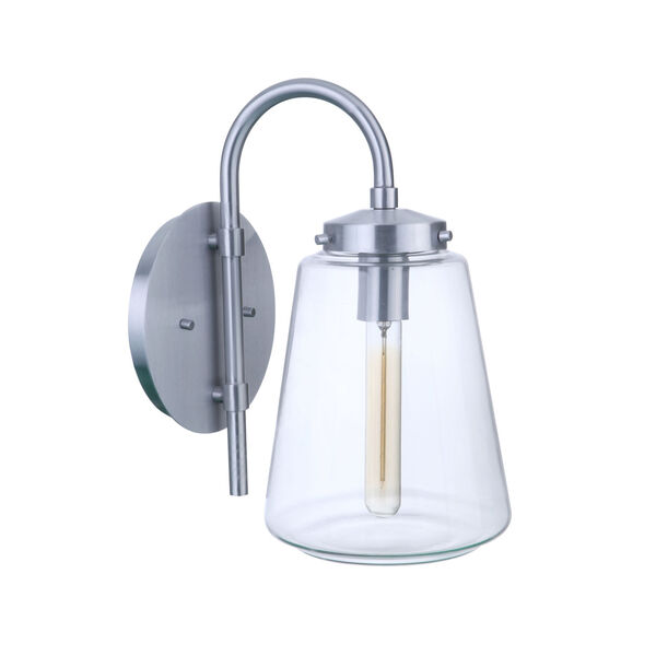 Laclede Satin Aluminum Eight-Inch One-Light Outdoor Wall Sconce, image 4