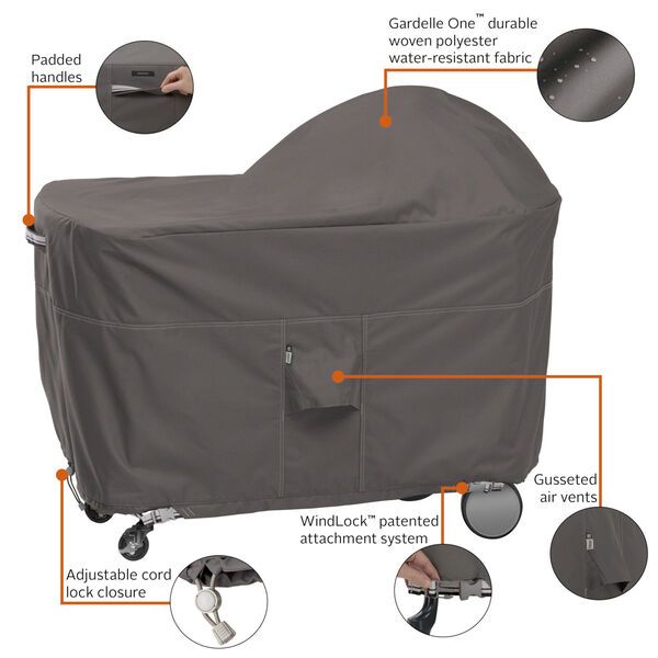 Maple Dark Taupe Grill Center Cover for Weber Summit, image 2