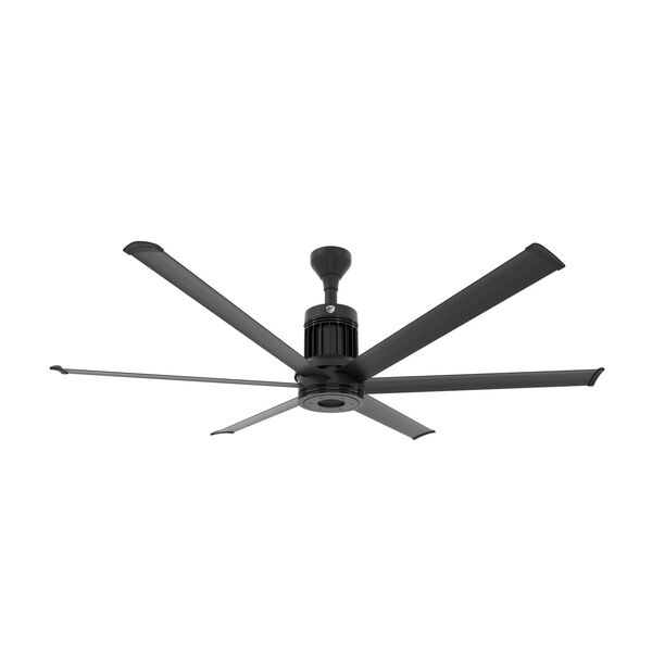 Big Ass Fans I6 Black 72 Inch Outdoor, 72 Inch Ceiling Fans Without Lights