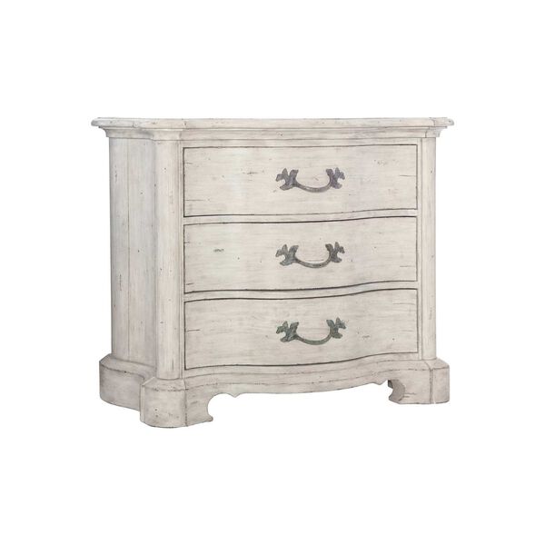 Mirabelle Whitewashed Cotton 21-Inch Bachelors Chest, image 2