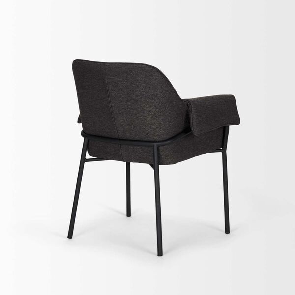 Brently Gray Fabric Dining Chair, image 5