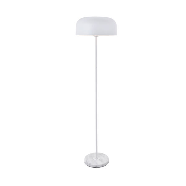 Exemplar White 17-Inch One-Light Floor Lamp, image 1