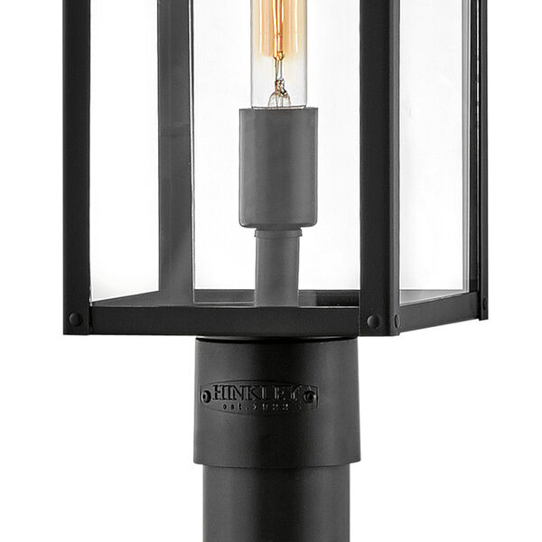 Max Black LED One-Light Outdoor Post Mount, image 3