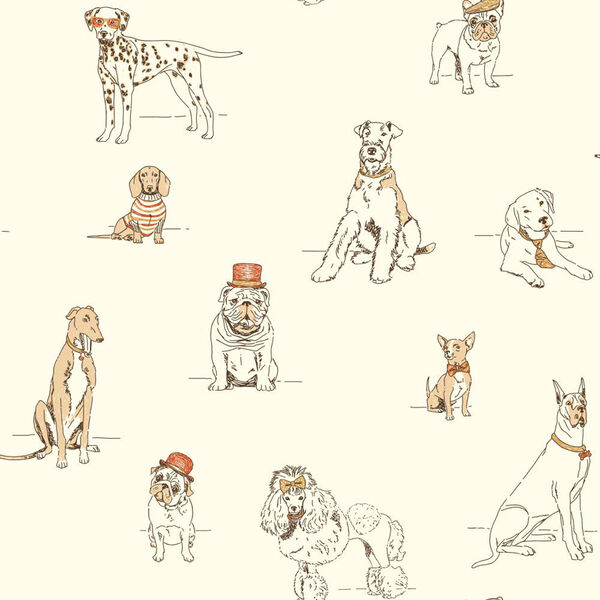 Ashford Toiles Dogs Life Removable Wallpaper, image 1