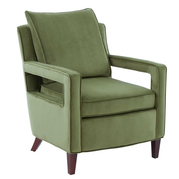 Questa Green Accent Chair, image 3