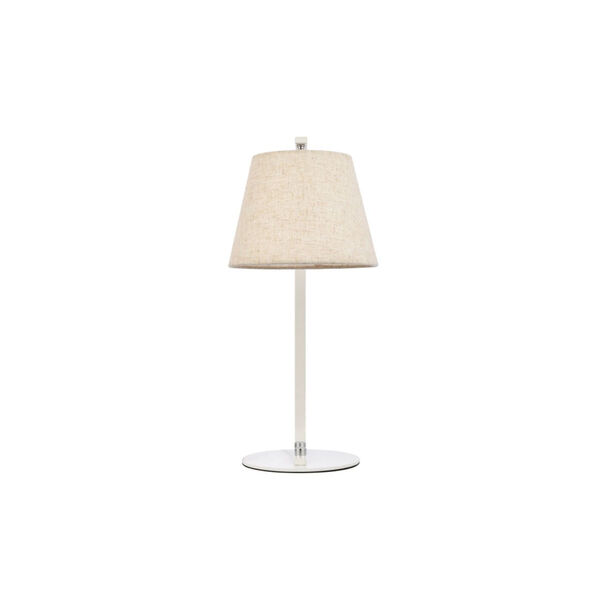 Tomlinson White One-Light Table Lamp, image 3