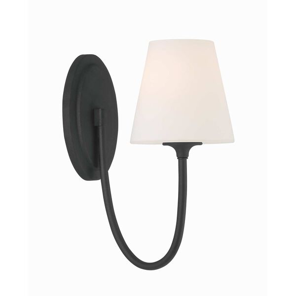 Juno Black Forged One-Light Wall Sconce, image 1