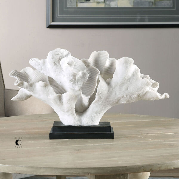 Blade White Coral Statue, image 2