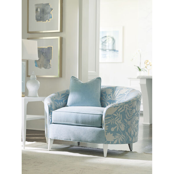 Avondale Blue and White Nash Tub Chair, image 3