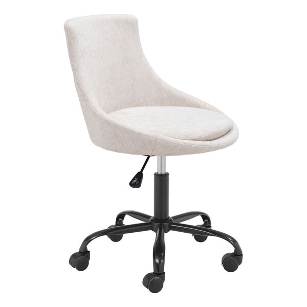 Mathair Beige and Black Office Chair, image 1