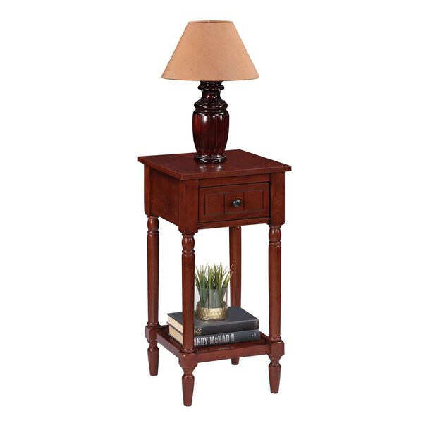 French Country Khloe Accent Table in Mahogany, image 4