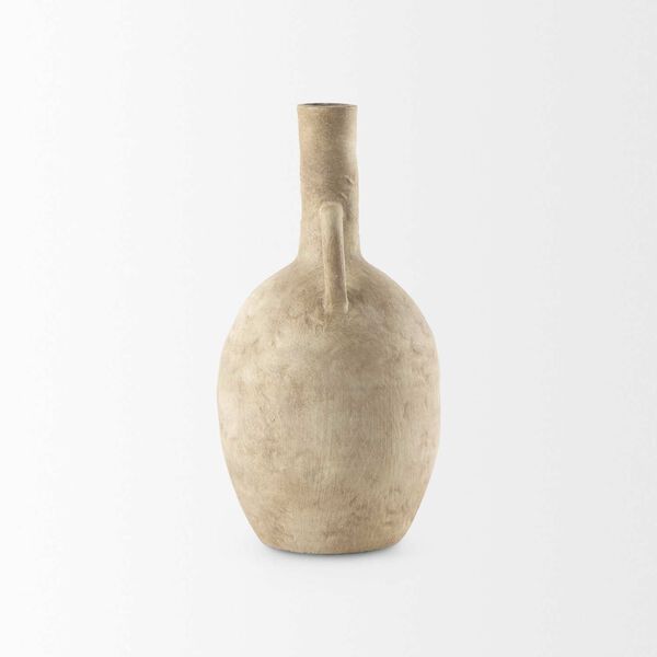 Zenni Warm Beige Ceramic Vase, image 3