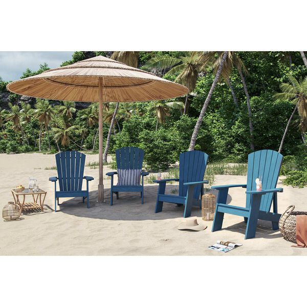 Capterra Casual Pacific Blue Adirondack Chair, image 4