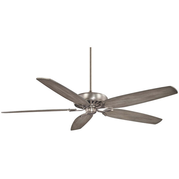 Great Room Traditional Brushed Nickel Ceiling Fan, image 1