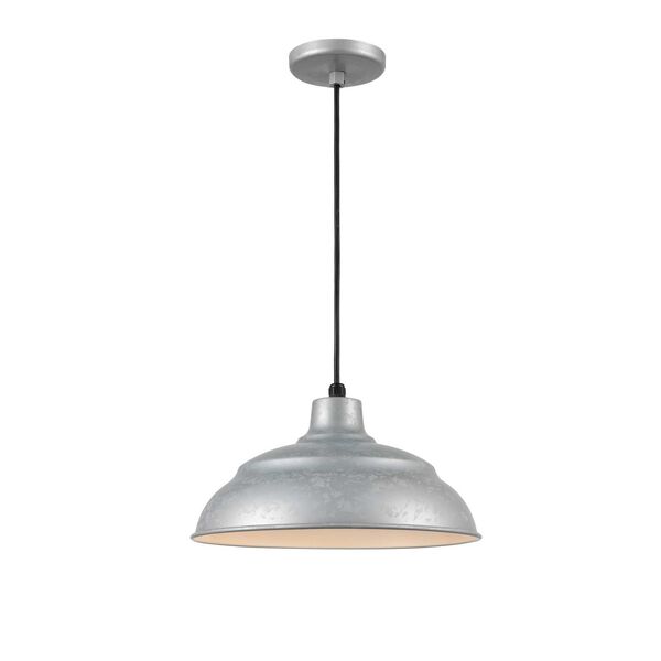 R Series Painted Galvanized 14-Inch LED Pendant, image 4