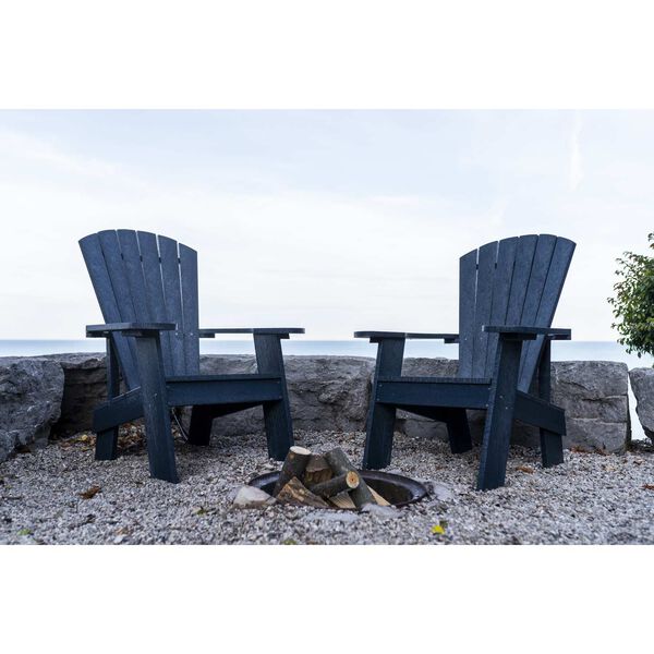 Capterra Casual Atlantic Navy Adirondack Chair, image 2