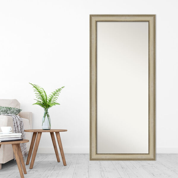 Colonial Gold 30W X 66H-Inch Full Length Floor Leaner Mirror, image 3