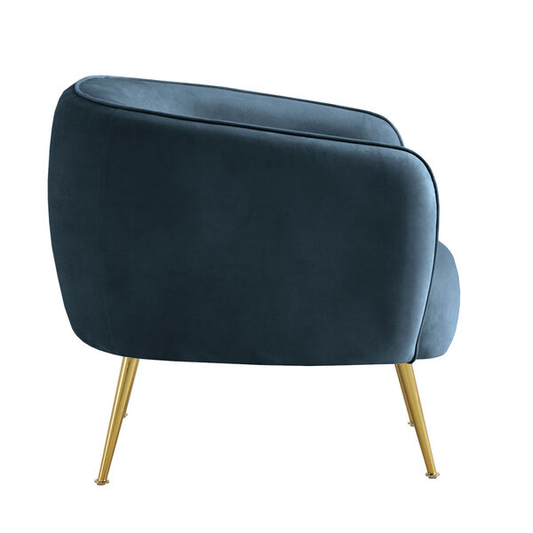 Remus Blue Upholstered Arm Chair, image 3
