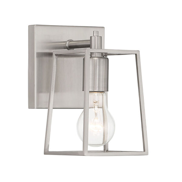 Dunn Brushed Polished Nickel One-Light Wall Sconce, image 2