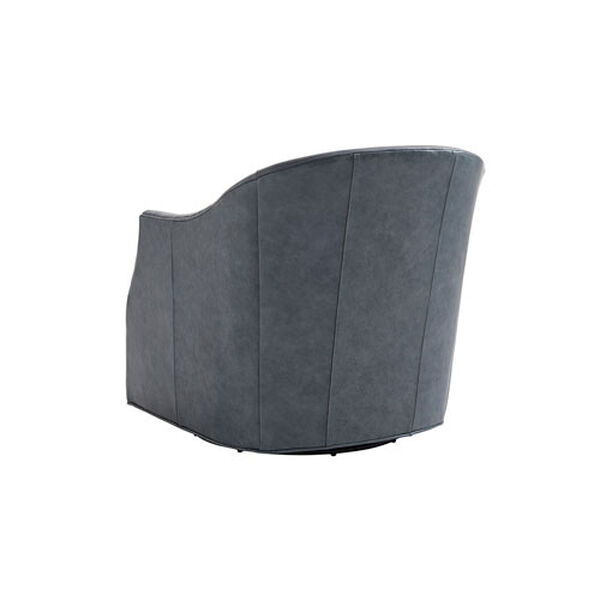 Ariana Gray Escala Leather Swivel Chair, image 2