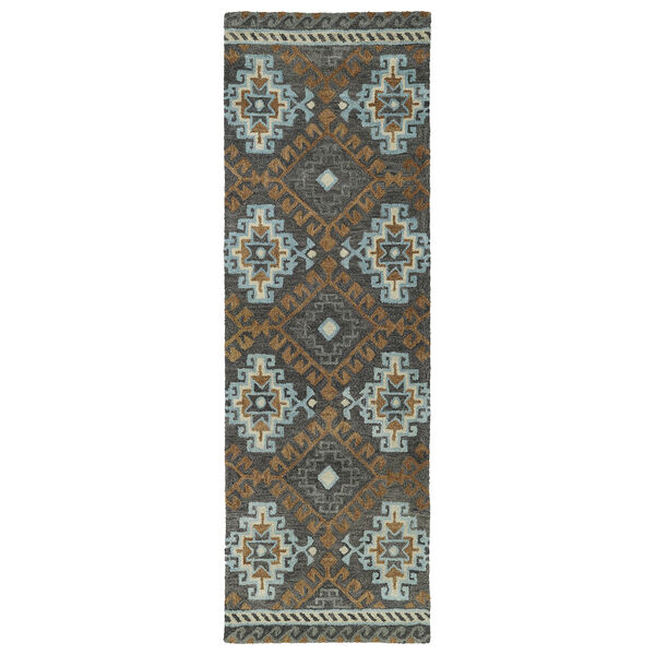 Global Inspirations Grey Hand-Tufted 9Ft. x 12Ft. Rectangle Rug, image 3