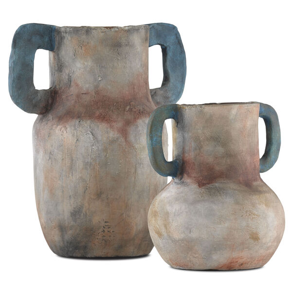 Arcadia Sand and Teal Vase, Set of 2, image 3