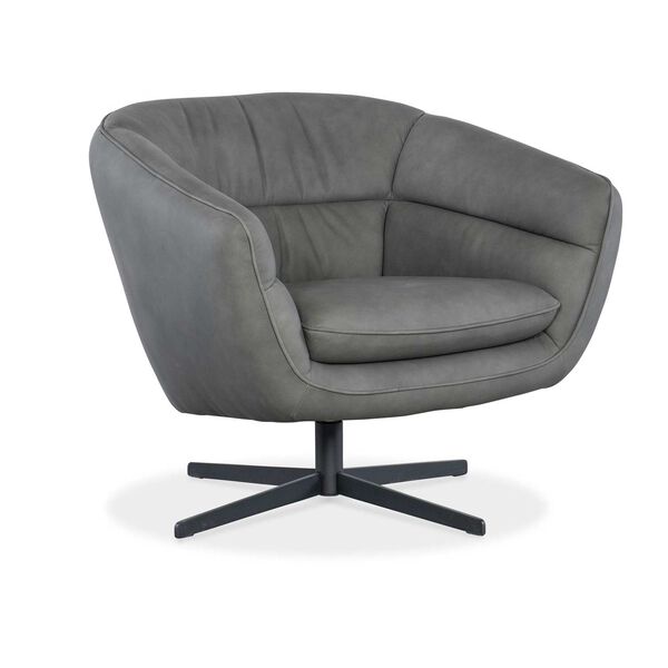 Gray Mina Swivel Chair, image 1