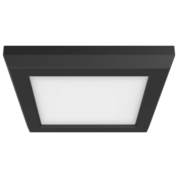 Blink Pro Black Five-Inch Integrated LED Square Flush Mount, image 1