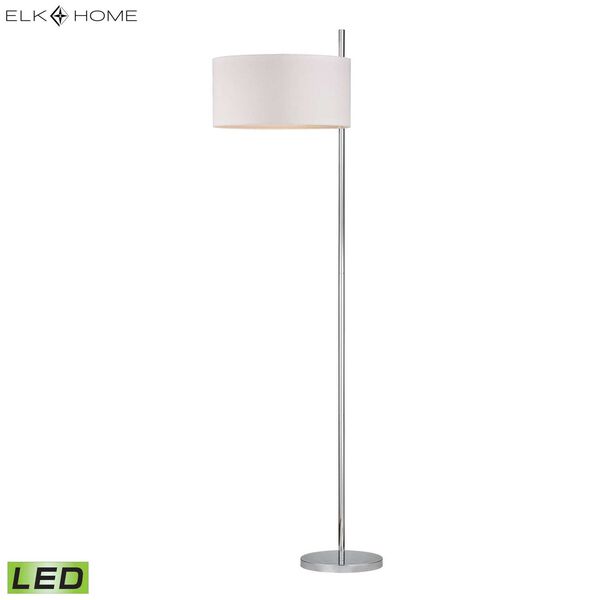 Attwood Polished Nickel One Light LED Floor Lamp, image 5