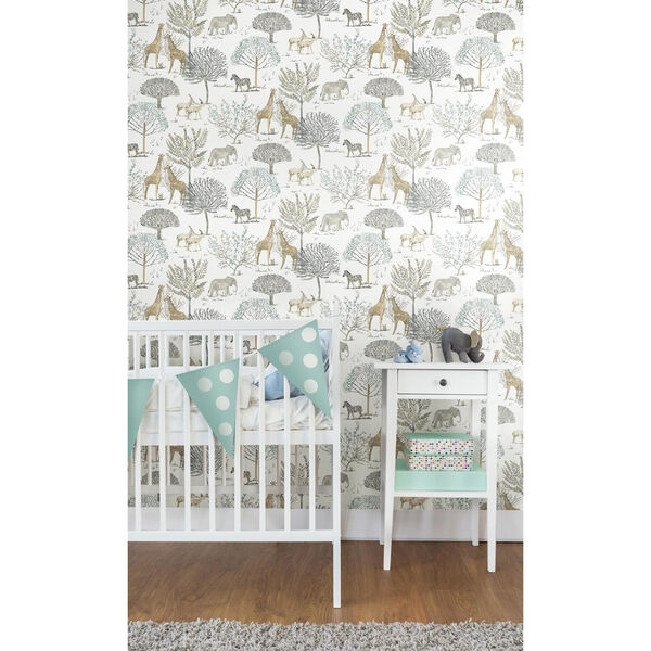 A Perfect World Neutral On The Savanna Wallpaper - SAMPLE SWATCH ONLY, image 5