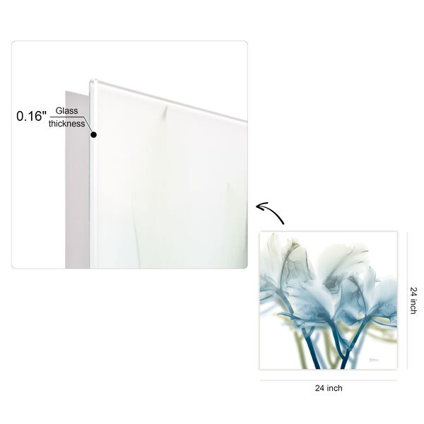 Unfocused Beauty 3 Frameless Free Floating Tempered Glass Graphic Wall Art, image 4