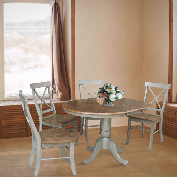 Five Piece K41 36rxt C613, 36 Inch High Dining Table Set
