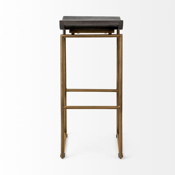 Givens Brown Bar Height Stool, image 4