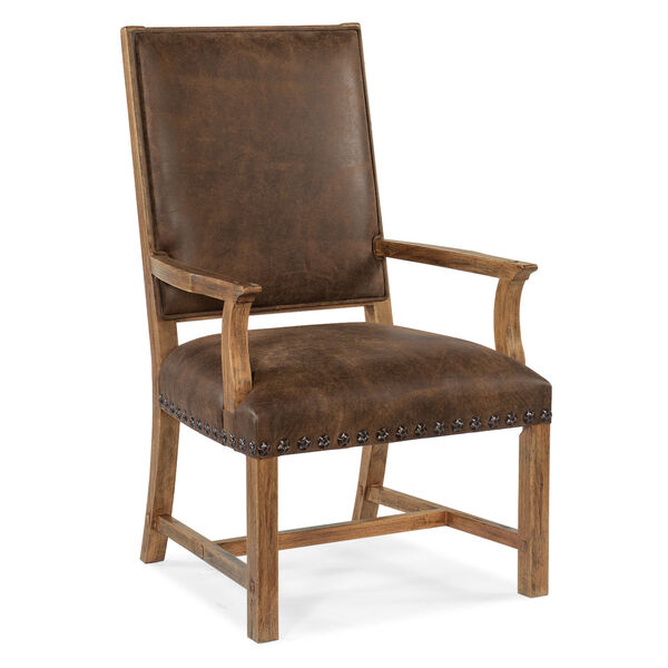 Big Sky Vintage Natural and Charcoal Host Chair, image 1