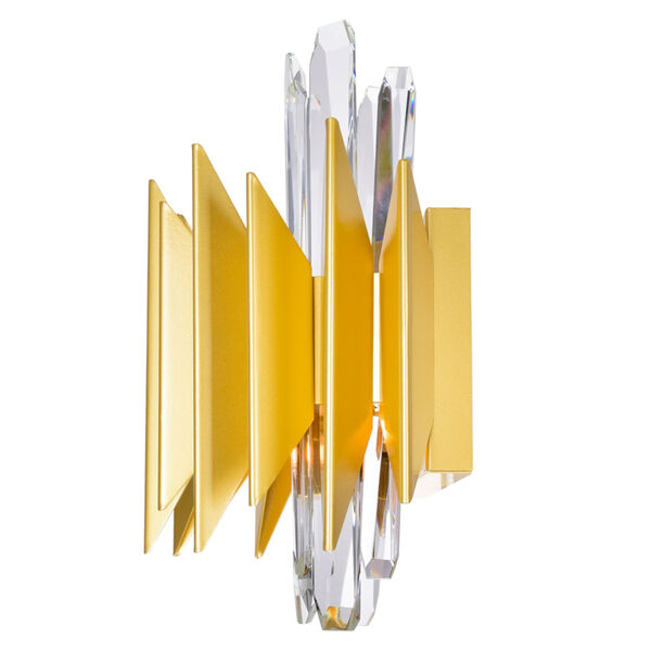 Cityscape Satin Gold Five-Light Wall Sconce, image 3