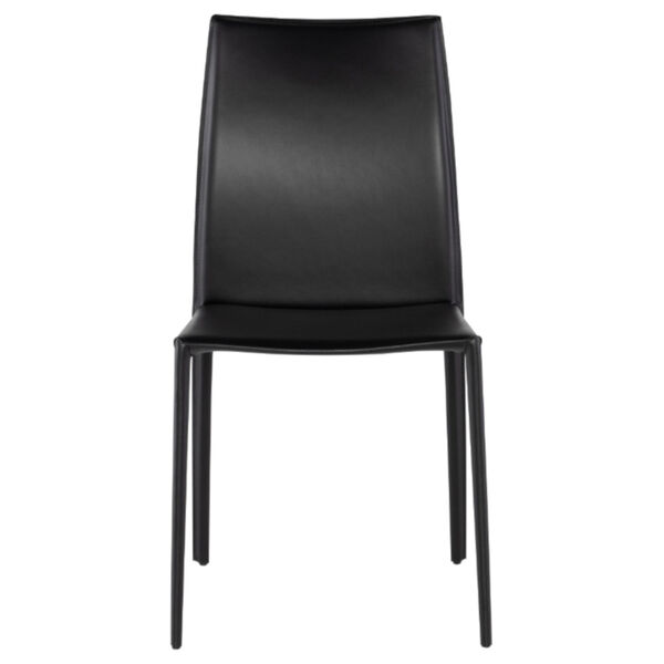Sienna Glossy Black Dining Chair, image 2