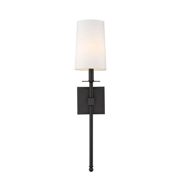 Camila Matte Black One-Light Wall Sconce, image 4