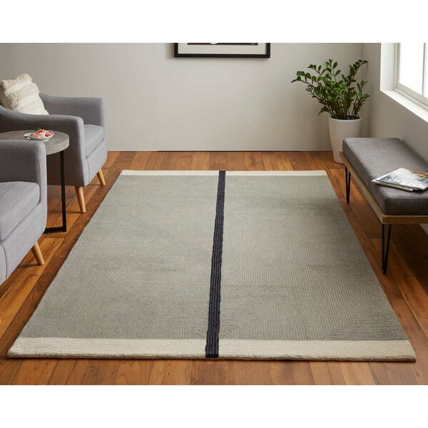 Maguire Taupe Black Area Rug, image 3