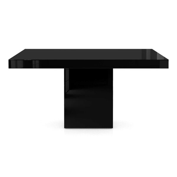 Morley Black Glass Dining Table, image 1