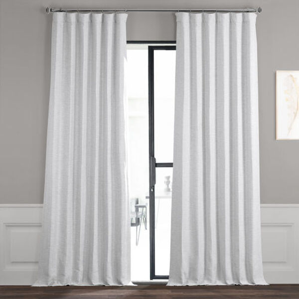 Chalk Off White 108 x 50 In. Blackout Curtain Single Panel, image 1