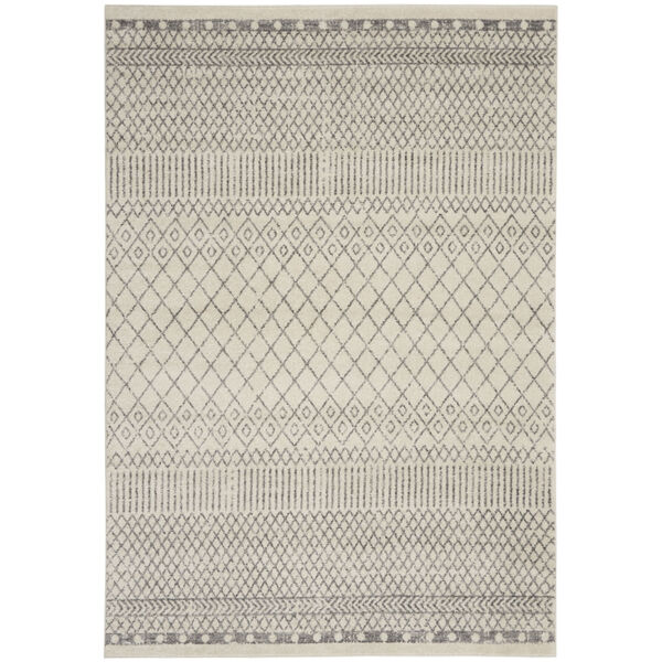 Passion Ivory Gray Area Rug, image 1