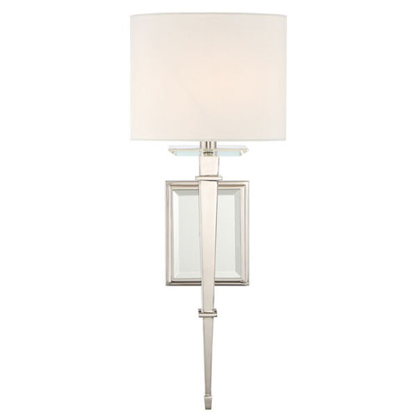 Chilton Polished Nickel One-Light Wall Sconce, image 1