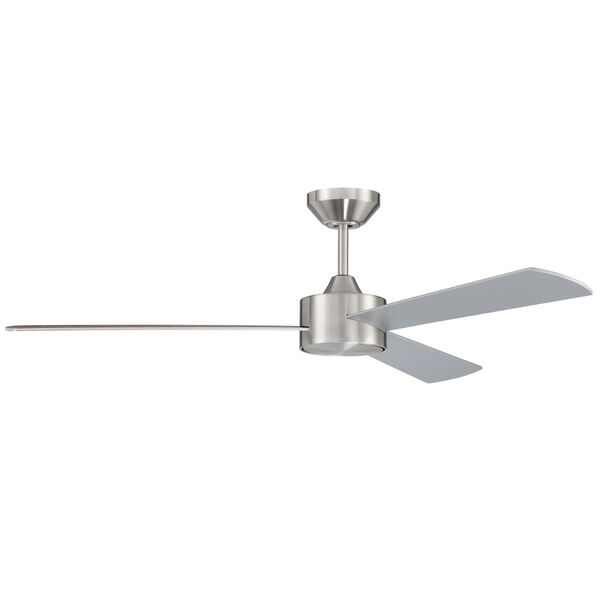 Provision Brushed Polished Nickel 52-Inch Ceiling Fan, image 1