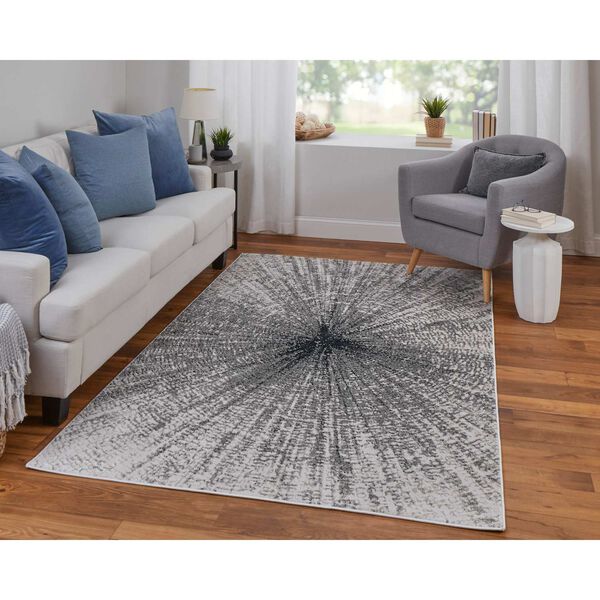 Micah Ivory Gray Blue Area Rug, image 3