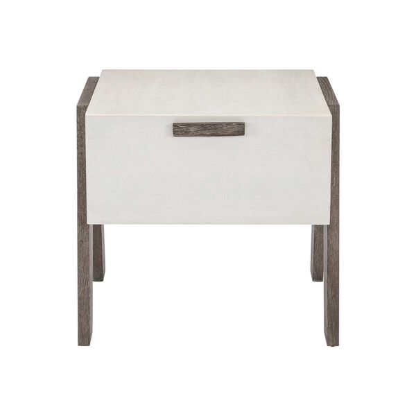 Kingsdale White and Oak Side Table, image 1